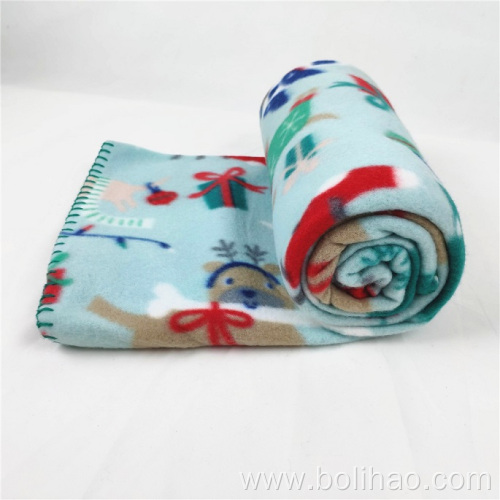 New Superfine Fiber Polar Fleece Blanket Full Printing Soft Fleece Blanket Baby